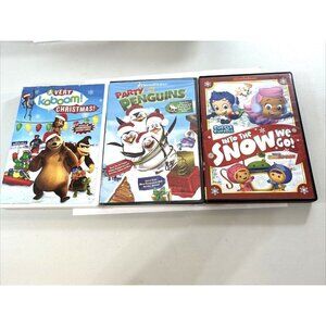 Kids DVDs Christmas Cartoons Lot of 3